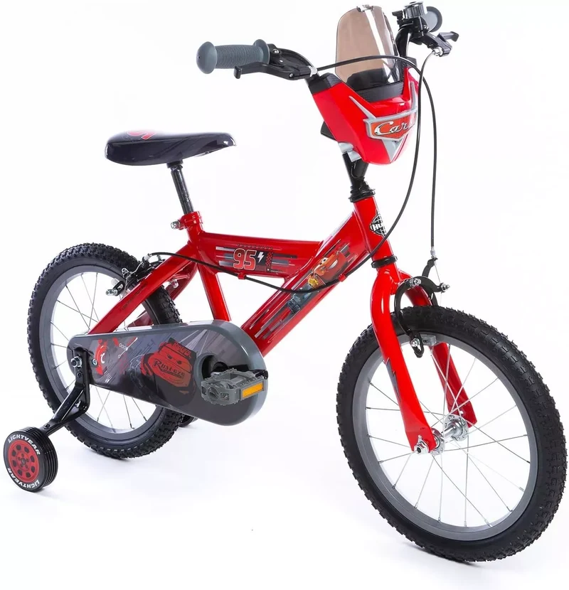 Bicicletta Cars 16 Pollici Bici Bambino saetta mc queen con ruote 4 5 6 anni