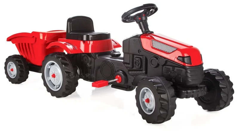 Trattore Active a pedali con Rimorchio, Gioco Bambini StrMy Toys