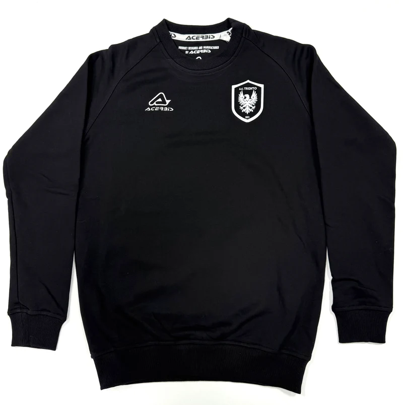Felpa Nera con Scudetto Bianco