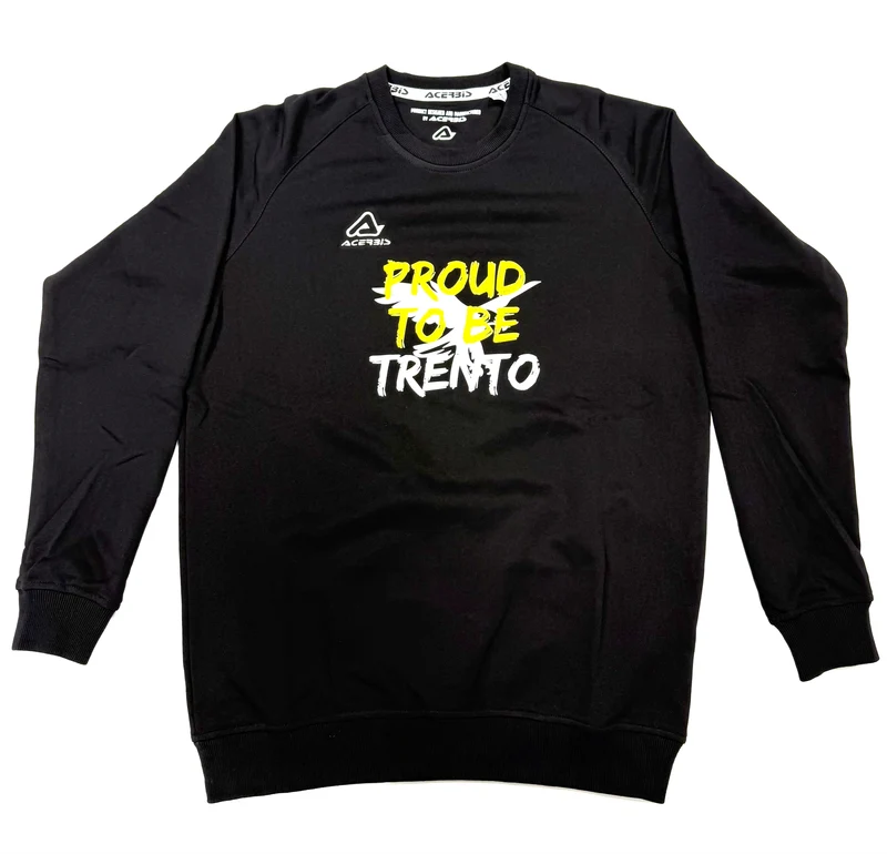 Felpa Nera PROUD TO BE TRENTO