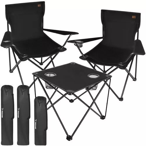 2 sedie+ 1 tavolo set giardino pieghevole sedia tavolino campeggio pesca con sa