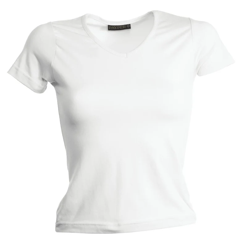 T-Shirt Donna Collo A V Anna+ 210 Gr.