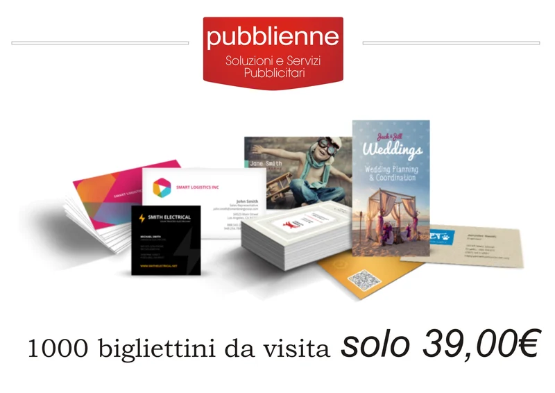 Offerta Bigliettini 1000pz