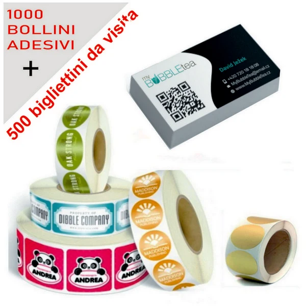 1000 BOLLINI + 500 BIGLIETTINI
