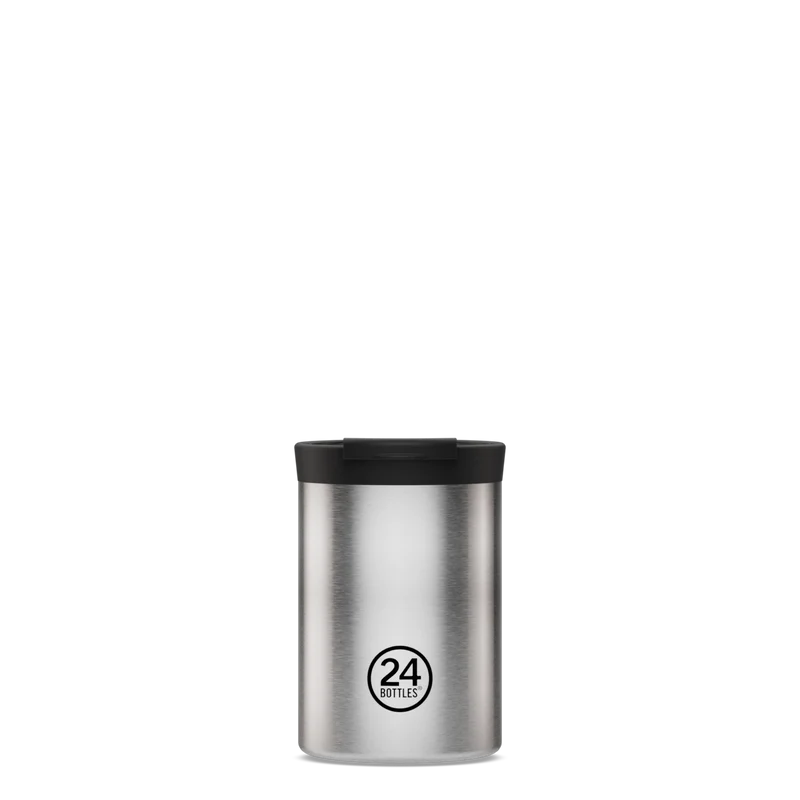 Travel Tumbler | Brushed Steel - 350 ml