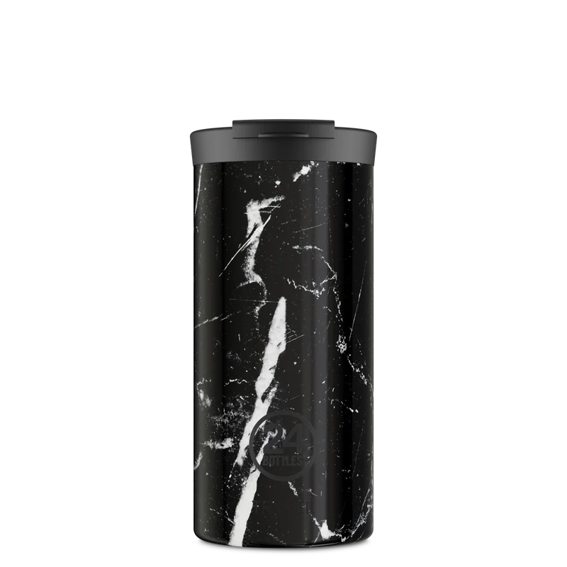 Travel Tumbler | Black Marble - 600 ml
