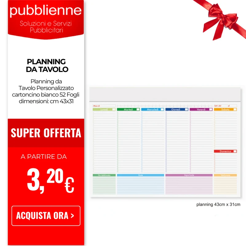 Planning da Tavolo