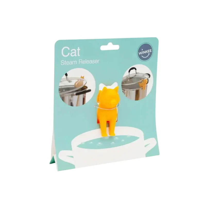 Supporto Coperchio e Poggiamestolo Gatto