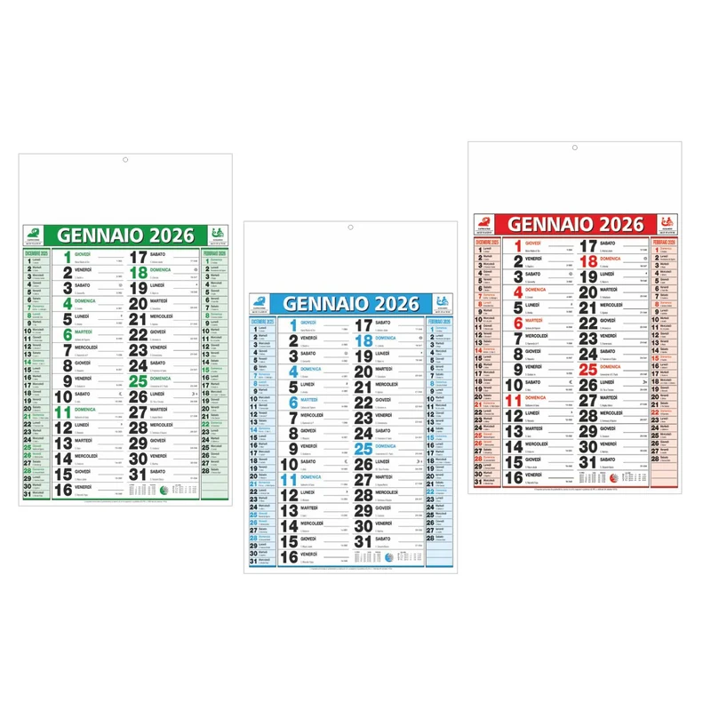 CALENDARIO OLANDESE NEUTRO