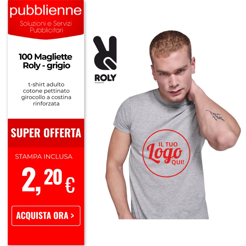 100 Magliette Roly - grigio