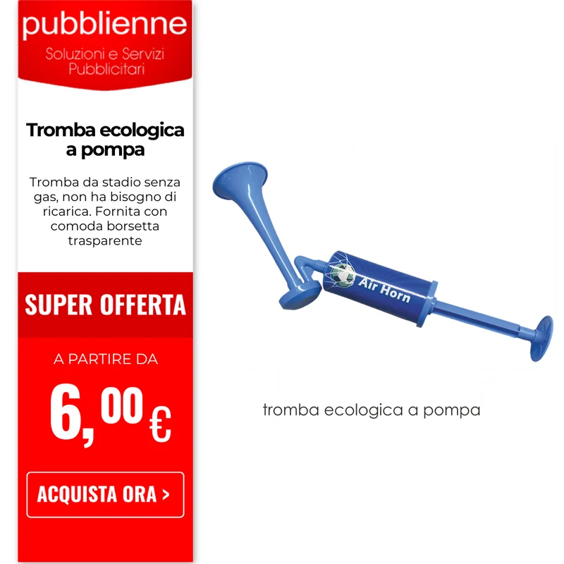 Tromba ecologica a pompa