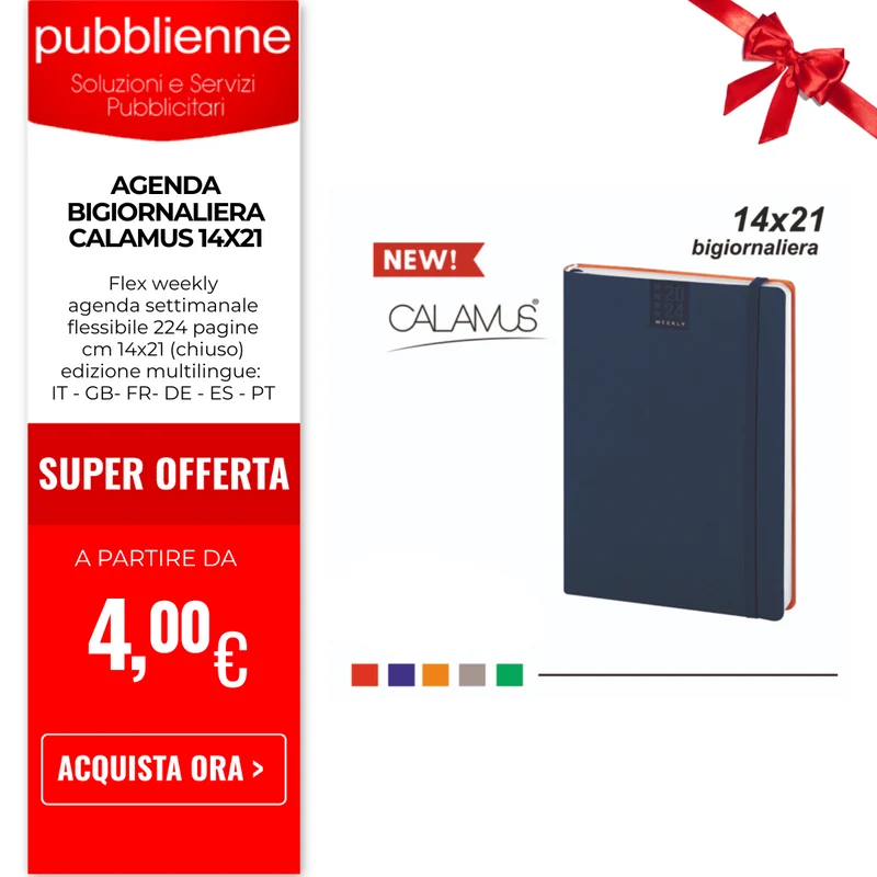 Agenda Bigiornaliera CALAMUS 14X21