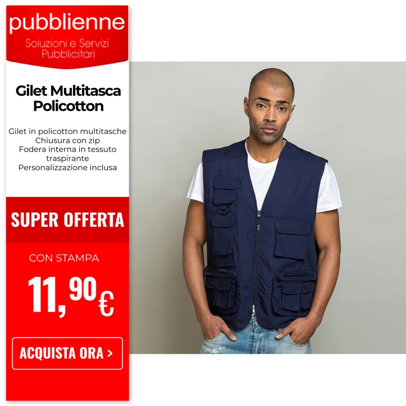 Gilet Multitasca Policotton