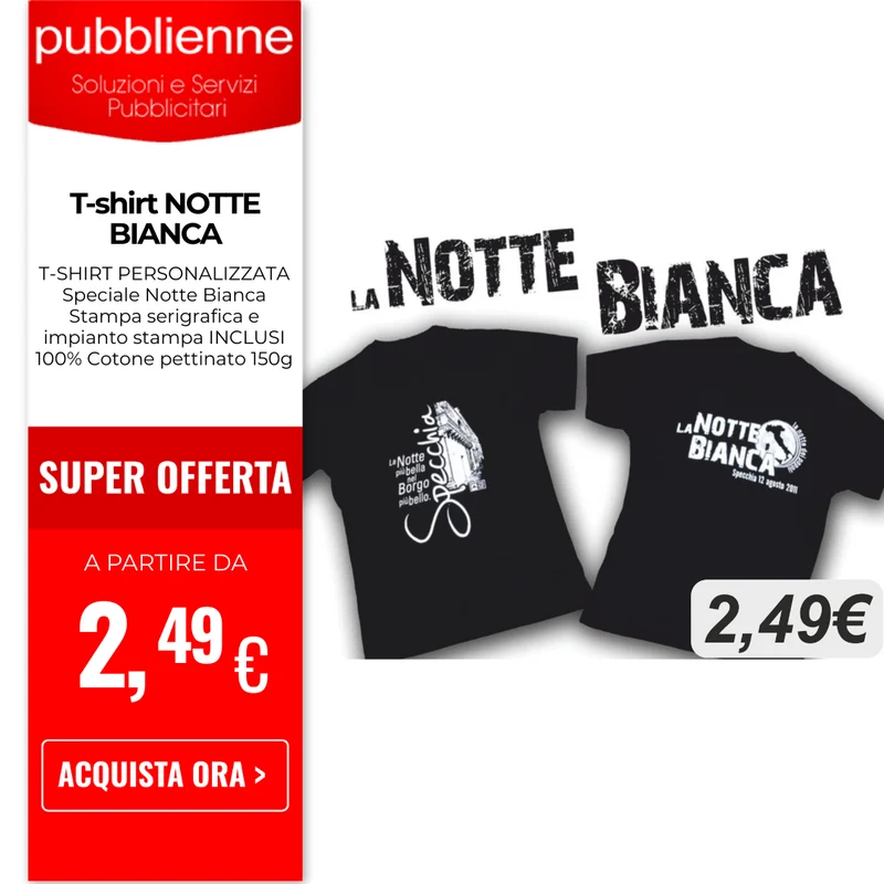 T-shirt NOTTE BIANCA