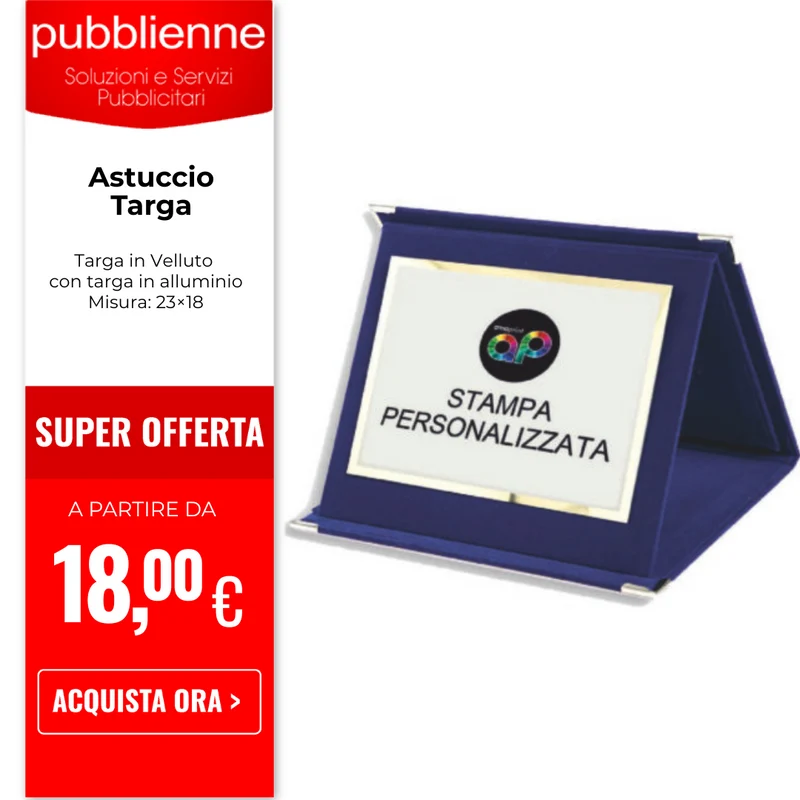 Astuccio Targa
