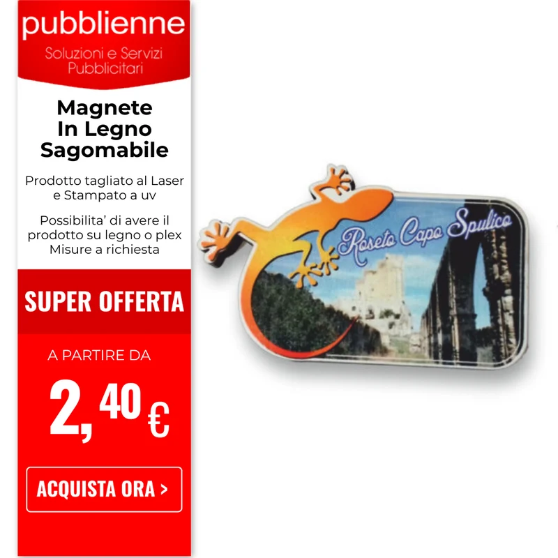 Magnete In Legno Sagomabile
