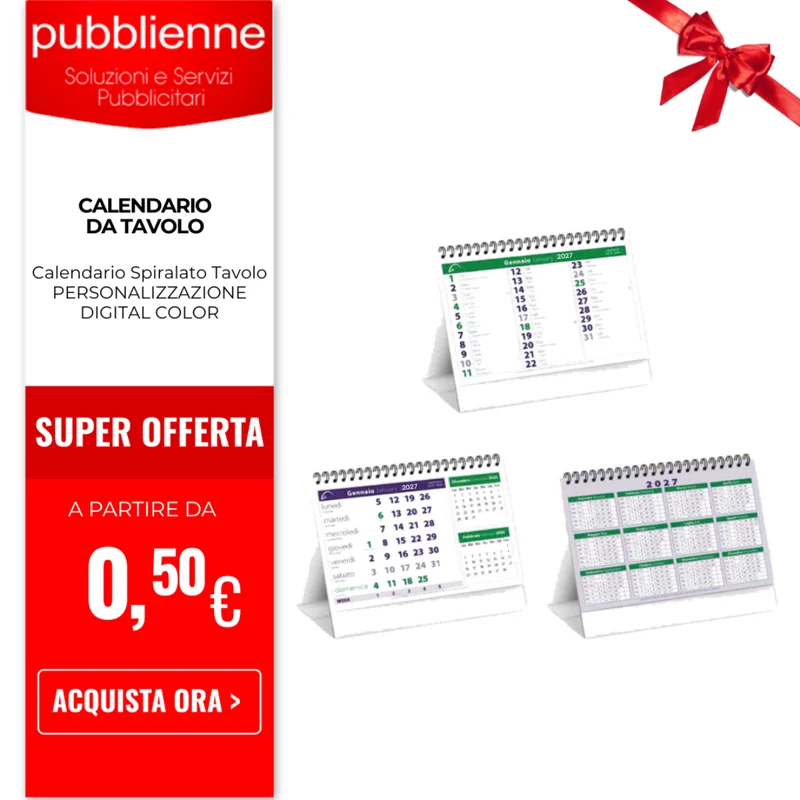 Calendario da Tavolo