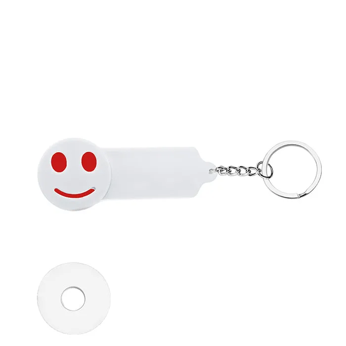 Portachiavi Smile - gettone carrello