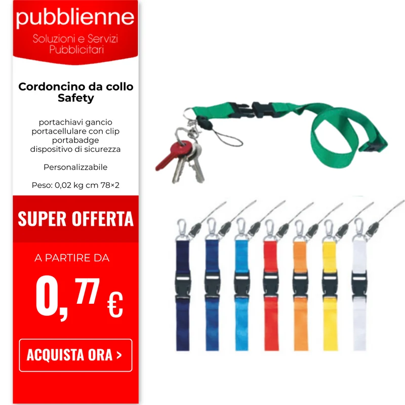 Cordoncino da collo Safety