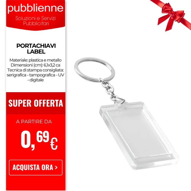 Portachiavi Label