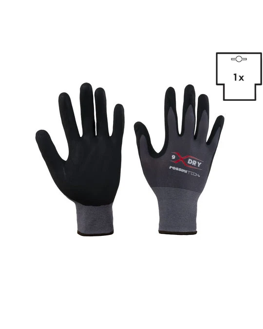 Guanto Nylon-spandex / nitrile micro-schiuma traspirante X-Glove xglove x glove guanti X-DRY