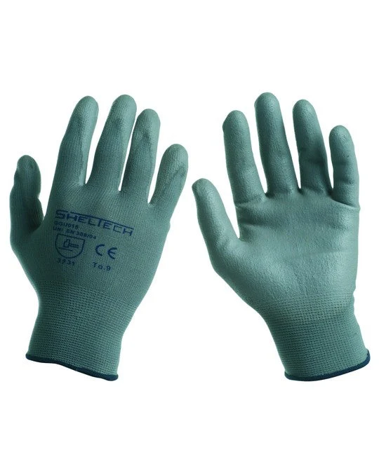 guanto nylon/poliuretano grigio guanti