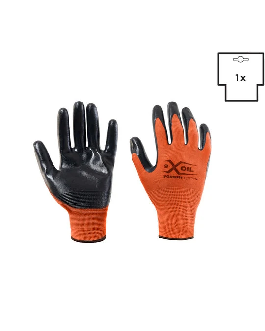 Guanto poliestere / nitrile liscio X-Glove xglove x glove guanti X-OIL