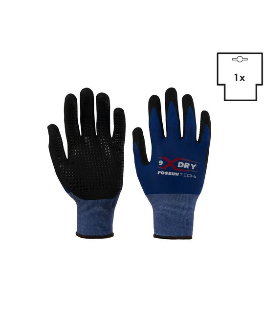 Guanto nylon / nitrile micro schiuma traspirante puntinato X-Glove xglove x glove guanti X-DRY