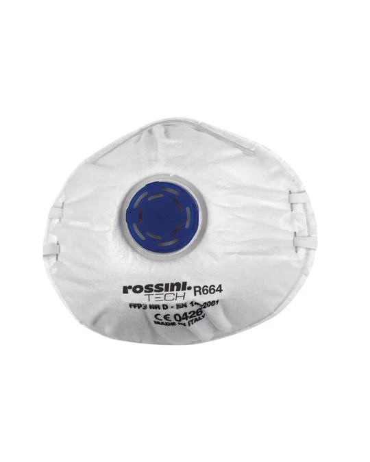 respiratore per polveri fumi e nebbie ffp3 nr d con valvola MASCHERINA