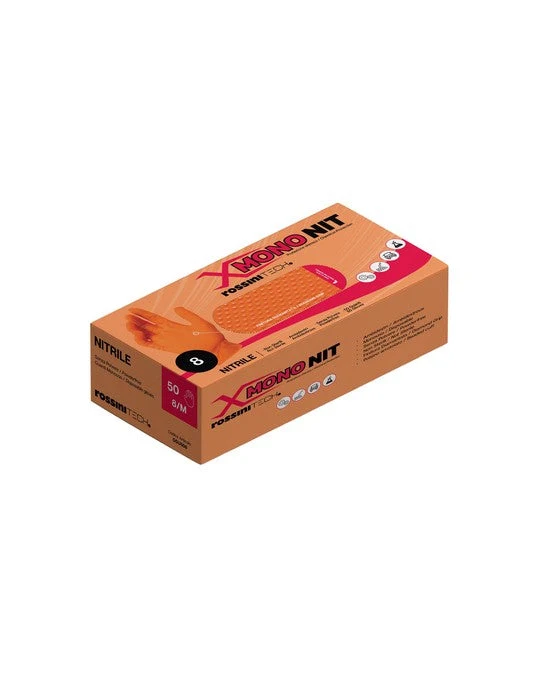 Guanto monouso nitrile 7.0mil, arancione, diamantato, senza polvere X-Glove xglove x glove guanti monouso X-MONO