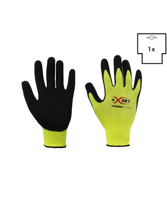 Guanto poliestere / lattice naturale sabbiato X-Glove xglove x glove guanti X-DRY