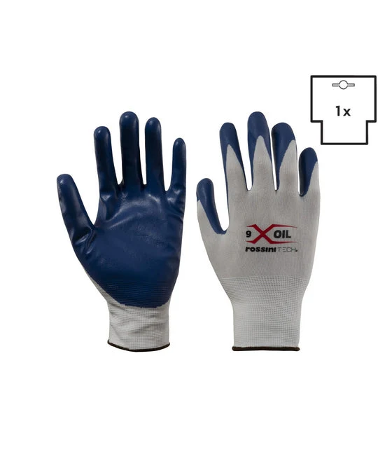 Guanto poliestere / nitrile liscio X-Glove xglove x glove guanti X-OIL