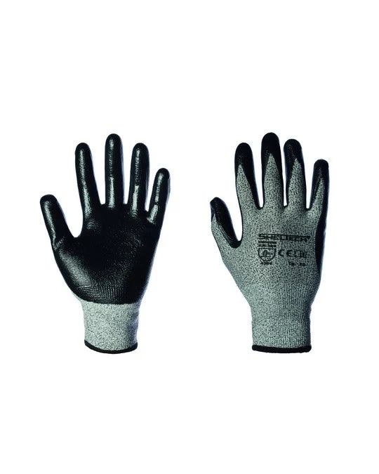 guanto nylon/fibra sintetica palmo nitrile guanti