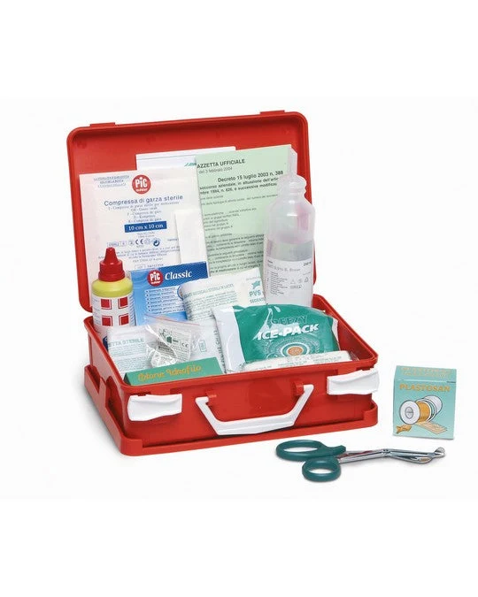 valigetta di pronto soccorso (meno di tre lavoratori)