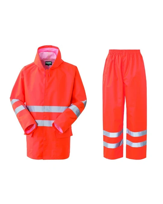 completo antipioggia giacca e pantalone e giacca pantaloni e giacca anti-pioggia Hi-vis