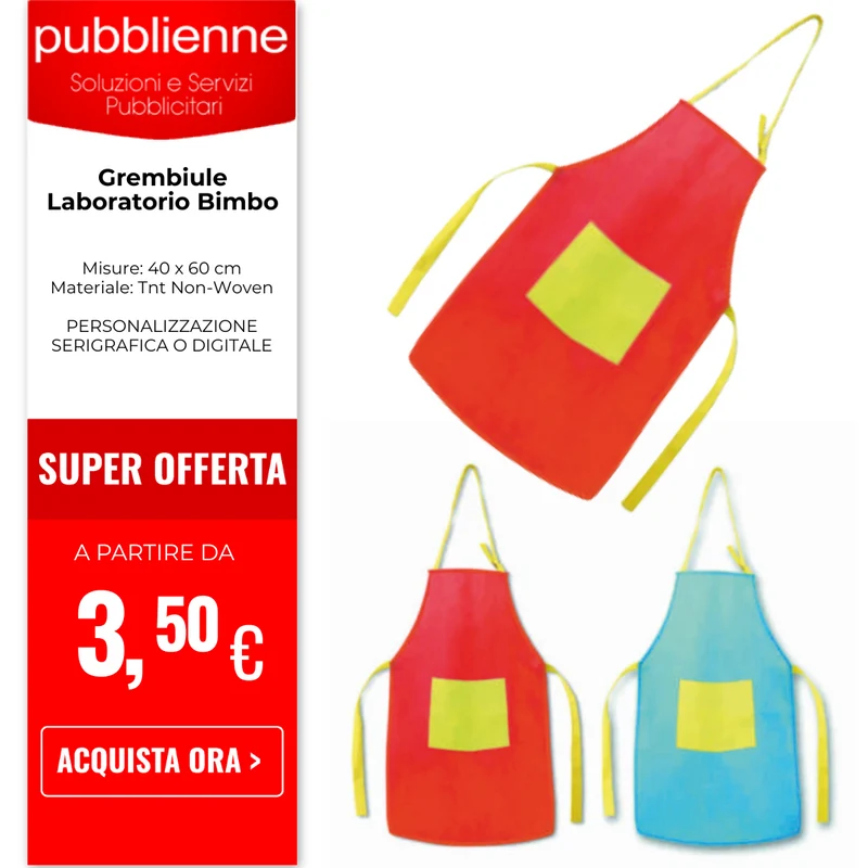 Grembiule Laboratorio Bimbo