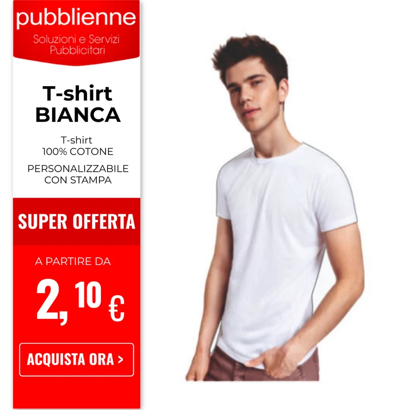 T-shirt BIANCA - La Più venduta