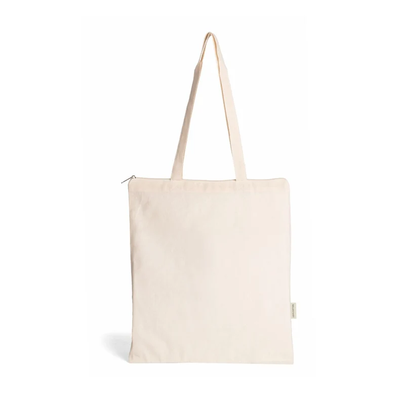 0988 Fiona - Borsa Shopping In Cotone Natural Dimensioni: cm 38x42