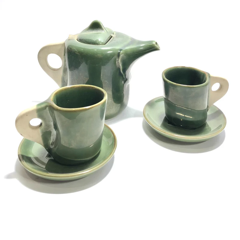 Set teiera e tazzine etniche