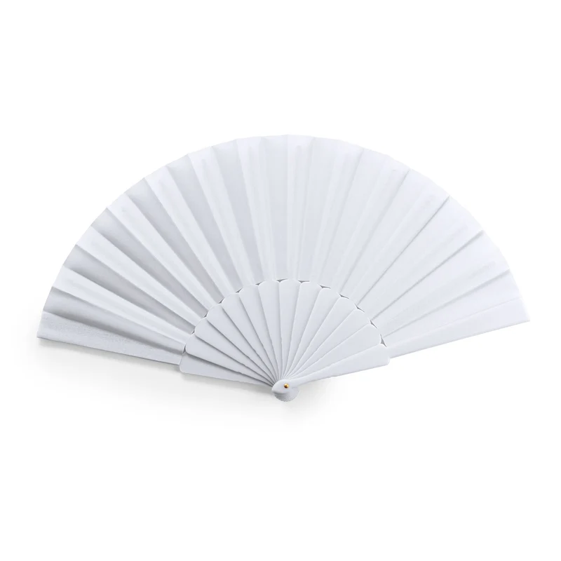 6027 Wedding - Ventaglio Con Stecche In Plastica E Tessuto In Poliestere
