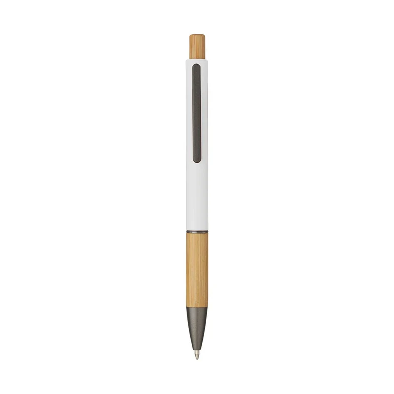 5695 Eloisa - Penna Sfera Soft Touch In Alluminio E Bamboo
