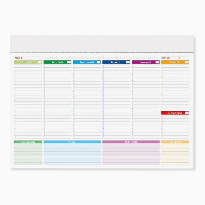 PLANNING MULTICOLOR