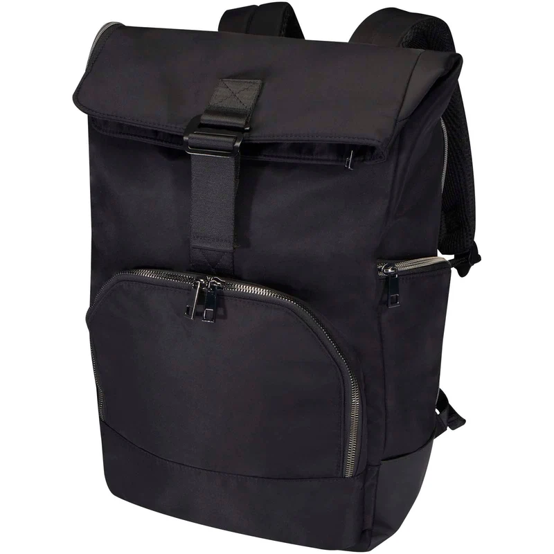 Zaino per portatile da 15,6" in materiale riciclato certificato GRS con chiusura arrotolabile Rhine - 18L