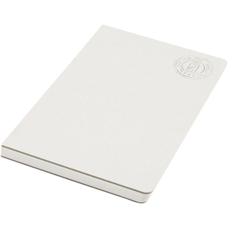 Blocco note senza dorso Dairy Dream in formato A5 realizzato con cartoni del latte riciclati