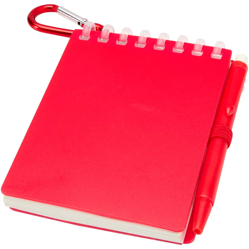 Set blocco note con copertina morbida in materiale riciclato e penna a sfera (inchiostro blu) per attività all'aperto Lig Min