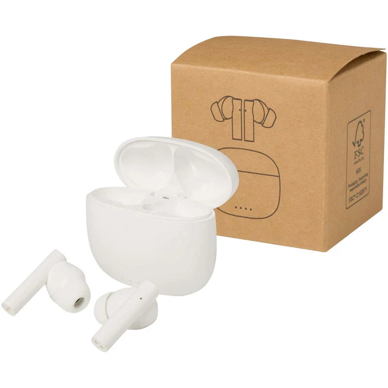 Cuffie Bluetooth® True Wireless in plastica riciclata con inserti auricolari in silicone Alterf