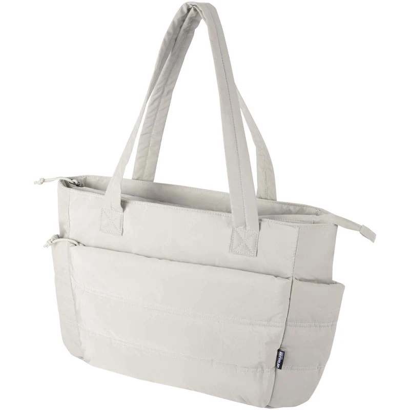 Tote bag per portatile da 15,6" in materiale riciclato certificato GRS Puffer - 18L