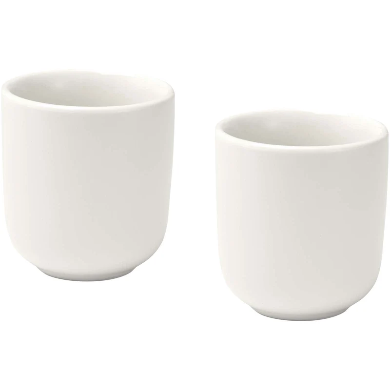 Set di 2 tazzine per espresso in ceramica con finitura opaca da 90 ml Male