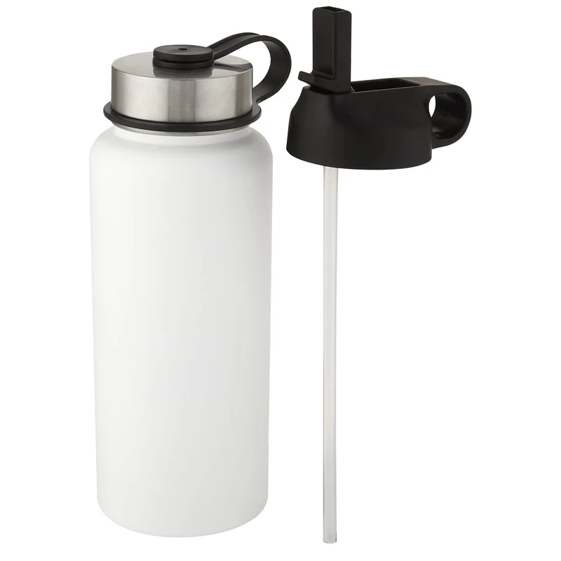 Borraccia sportiva Supra da 1l con isolamento sottovuoto in rame con 2 coperchi