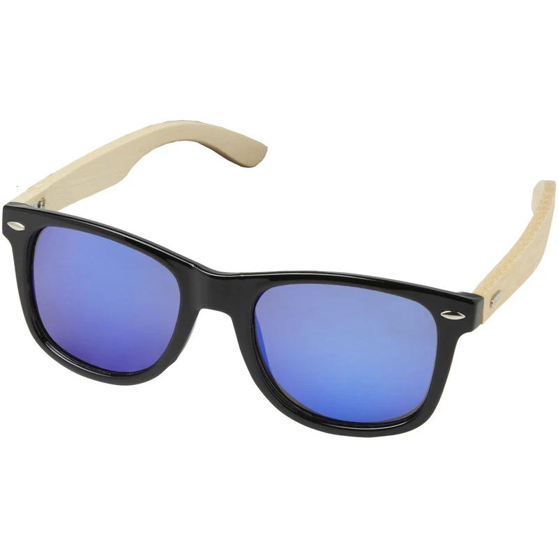 Occhiali da sole Taiyō con lenti polarizzate a specchio in rPET/bambù con confezione regalo